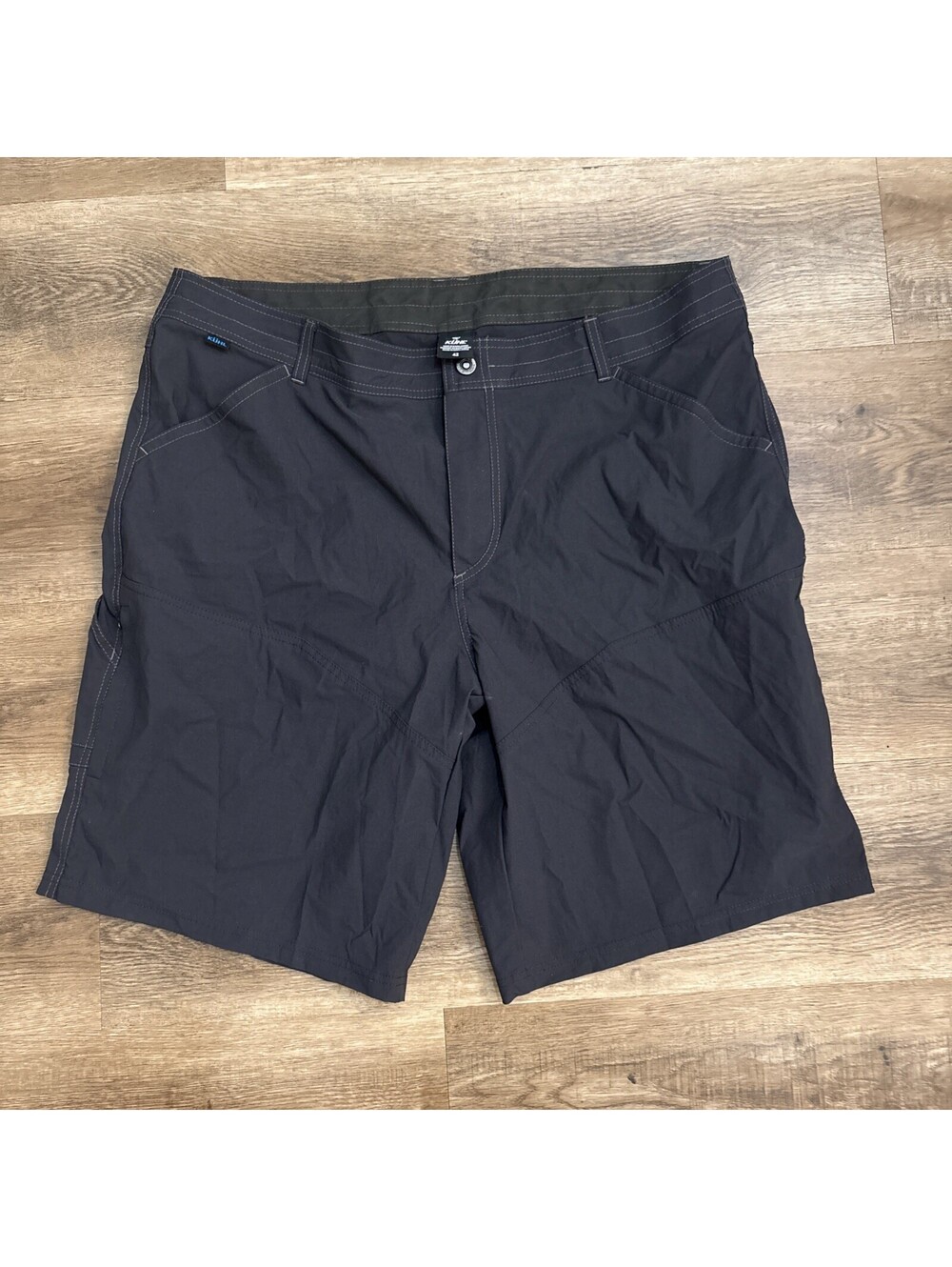 Kuhl Renegade Cargo Shorts Men's W42xL9 Gray Stretch Outdoor Hiking